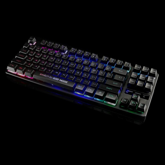 Cosmic Byte CB-GK-20 Styx TKL Membrane keyboard with Rainbow LED