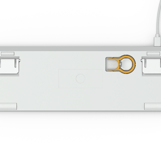 Glorious GMMK Modular Mechanical keyboard Compact (White Ice) - Gateron Brown Switch