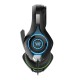 COSMIC BYTE GS420 HEADSET 7 COLOR LED WITH MIC (BLACK/GREEN) 