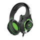 COSMIC BYTE GS420 HEADSET 7 COLOR LED WITH MIC (BLACK/GREEN) 