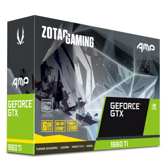 ZOTAC GAMING GeForce GTX 1660 Ti AMP 6GB GDDR6