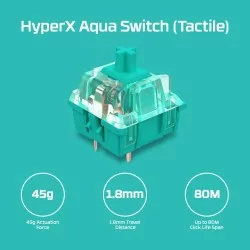 HyperX Alloy Origins Core TKL Mechanical keyboard with Aqua switch